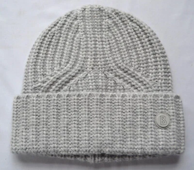 BOGNER 100% KASCHMIR MÜTZE LUANA DAMEN HERREN KASCHMIRMÜTZE GRAU UVP 250 € NEU