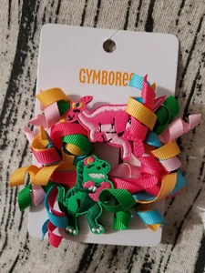 Gymboree Curly Hair Clips Dino Mite Size 2 3 4 5 6 7 8 NWT - Picture 1 of 3