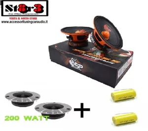 KIT 2 VIE SP AUDIO SP-EM6.5 mid woofer da 16 cm+ 2 tweeter IPT2501 IPNOSIS AUTO - Foto 1 di 6