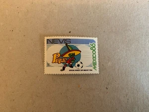 NEVIS 1986 MNH WORLD CUP FOOTBALL MEXICO 86 MASCOT PIQUE - Picture 1 of 1