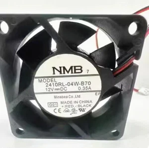 1PC NMB 2410RL-04W-B70 12V 0.35A 6025 6cm cooling fan - Afbeelding 1 van 3