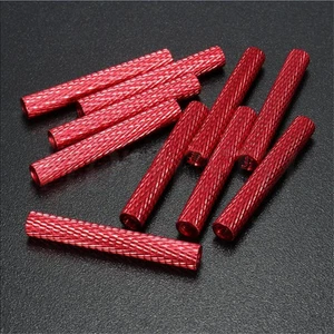 1pc M3 Aluminum Alloy 6061 Multi Color Knurled Standoff 10 15 20 25 30 35 40mm - Picture 1 of 20