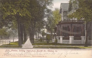 Clinton, IOWA - Fifth Avenue - 1907 - Picture 1 of 2