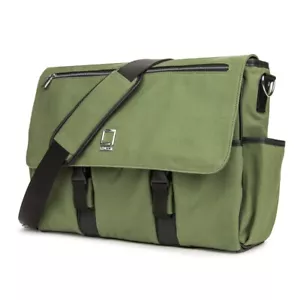 Green Canvas DSLR Camera Bag Travel Messenger Bag For Canon XA10 XA20 XA25 XL2 - Picture 1 of 12