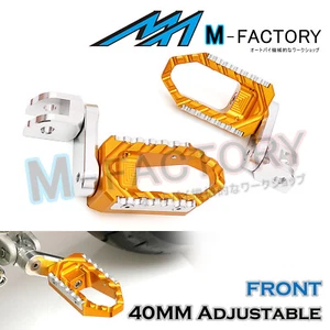 Clavijas para pies de crucero ajustables para jinete delantero de crucero Honda Z125M Monkey NC750 40 mm - Imagen 1 de 15