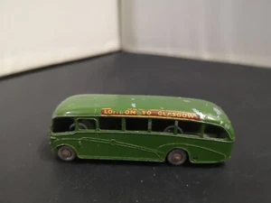 P351-MATCHBOX LESNEY No21B BEDFORD DUPLE LUXURY LONG DISTANCE COACH.DARK GREEN - Picture 1 of 5