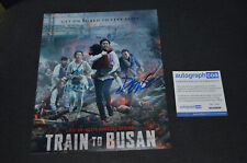 DON LEE signed autograph 8x10  In Person MA DONG-SEOK 마동석 TRAIN TO BUSAN