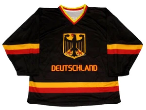 Leon Draisaitl #29 Ice Hockey Jersey Germany Deutschland Stitched Custom Names - Picture 1 of 2