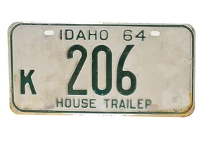 1964 Idaho Kennzeichen K 206 Hausanhänger  - Bild 1 von 2