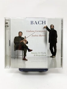 Bach Sonatas for Violin and Harpsichord CD Giuliano Carmignola Andrea Marcon - Picture 1 of 3