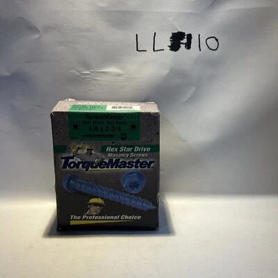 Masonry Screw, 1/4 x 2-3/4-In. Star Hex Head, 100-Pk. -51215 - Image 1 of 4