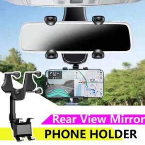 NEU 2023 Handyhalterung Auto Rückspiegel Spiegel KFZ Halterung Smartphone Halter - Bild 1 von 10