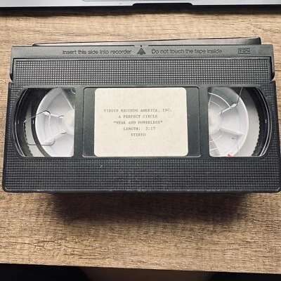 A Perfect Circle Weak And Powerless VHS Promo RARE 2003 3:17 Virgin Records - Image 1 of 3