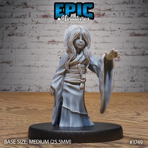Ghost Girl A de Epic Miniatures RPG D&D Pathfinder impresión 3D - Imagen 1 de 2