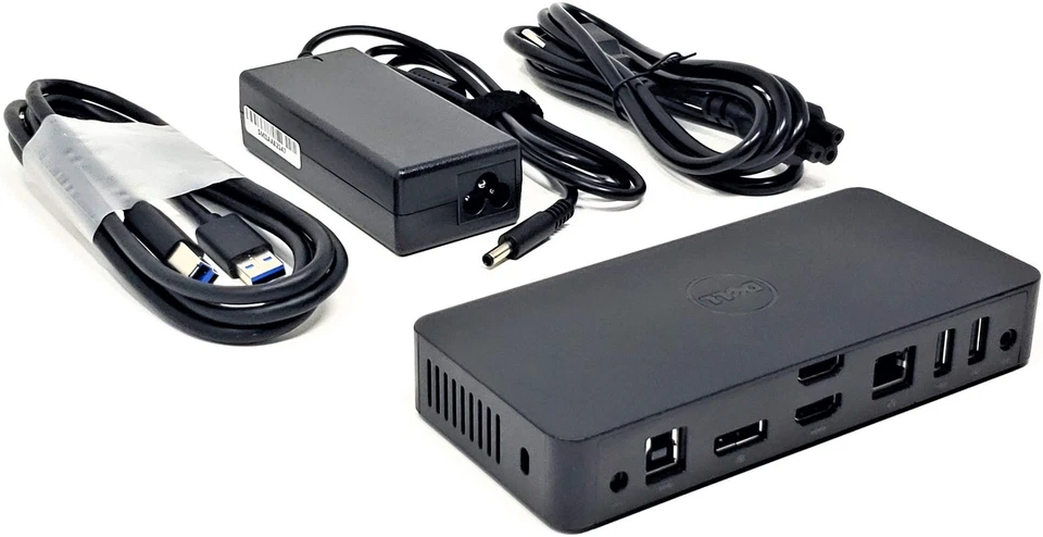 [OB] Estación de acoplamiento universal Dell D3100 - Base de pantalla triple USB 3.0 452-BBPG Foto 1 de 1