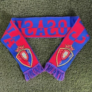 Vintage C.A Osasana Scarf Knit Spanish Club La Liga Spain Football Memorabilia - Picture 1 of 17