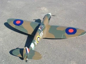 Electric 1/6 Scale Spitfire Plans, Templates and Instructions 72ws - Picture 1 of 2