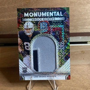 2024 Panini Spectra-Monumental Memorabilia Brock Bowers #MM-BBS Meta Prizm /25 - Foto 1 di 11