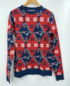 Suéter de los New England Patriots para Hombres Pequeño NFL Fútbol Feo Navidad Pullover - Imagen 1 de 8