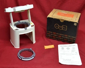 Vintage Veg-O-Matic Lebensmittelzubereiter Zerkleinerer Modell 707 * 2 Schneider & Box - Bild 1 von 7