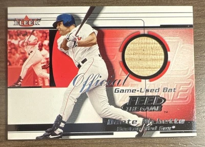 Fleer Feel the Game #4 Dante Bichette Bat 2001 Foto 1 de 2