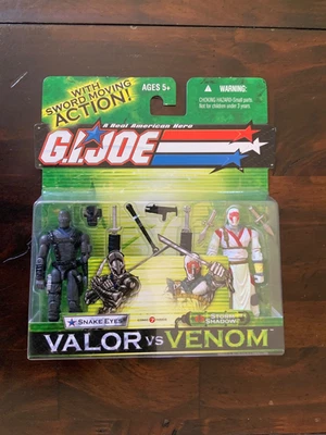Hasbro G.I. Sombra Joe Valor vs Venom Snake Eyes vs. Storm - Sellada Foto 1 de 2