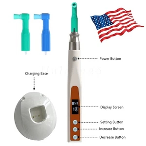 SANDENT Dental Inalámbrico Higiene Prophy Pieza de Mano Giratoria 360° con 2 Ángulos de Profianza - Imagen 1 de 23