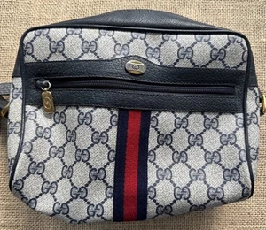 Authentic Vintage Gucci "Old Gucci" Sherry Line Shoulder Bag 98.02.004 - Picture 1 of 14