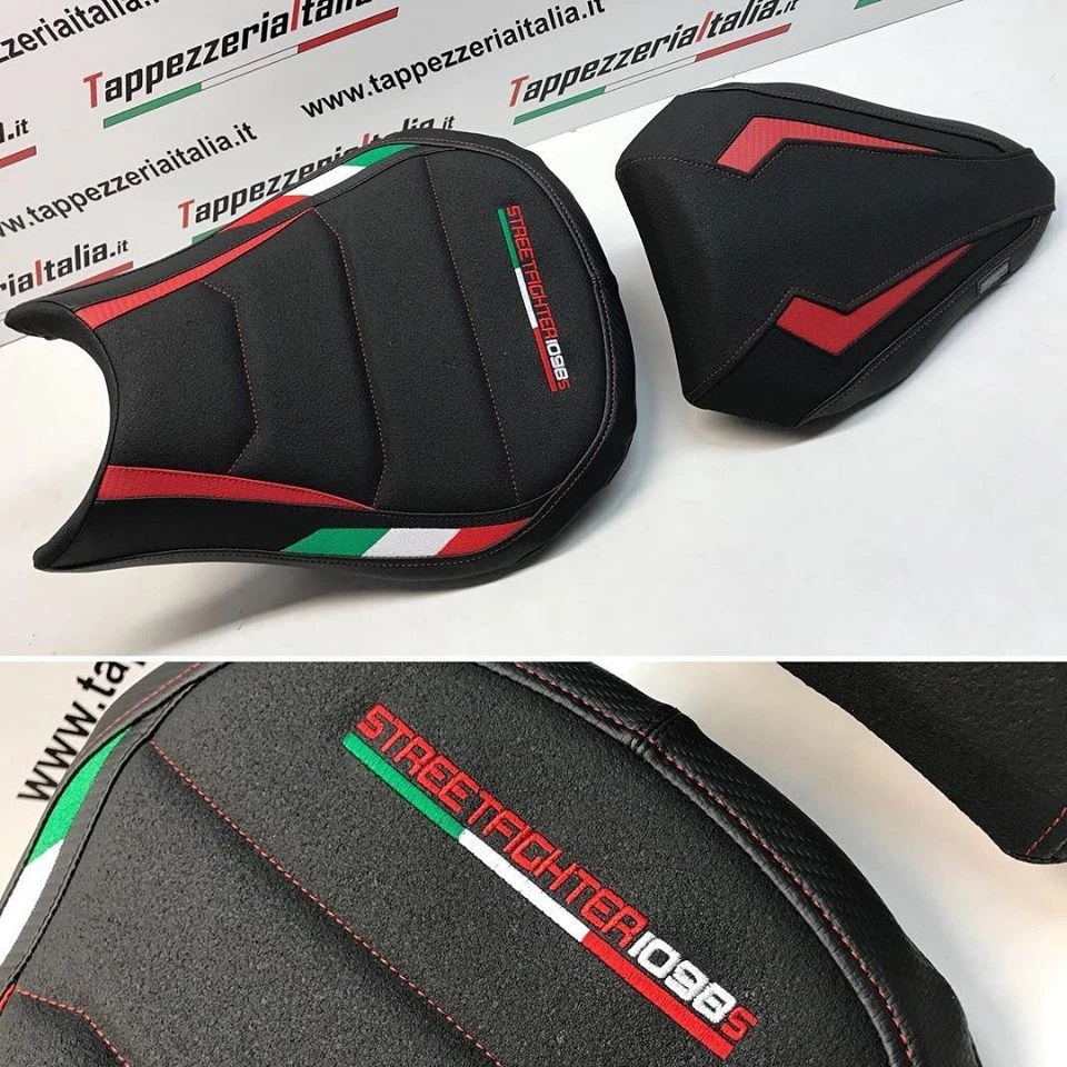 Cubierta de asiento de espuma confort Ducati Streetfighter TPZ Italia Ultra-Grip nueva Foto 1 de 1