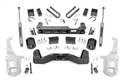 Rough Country 4" Suspension Lift Kit 2021-2024 Ford F-150 2WD - 40830 - Image 1 of 4