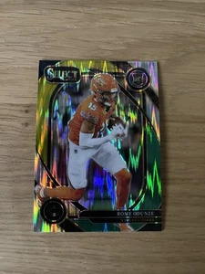 2024 Panini Select Rome Odunze Yellow & Green Shock Prizm Club Level #236 Bears - Bild 1 von 2