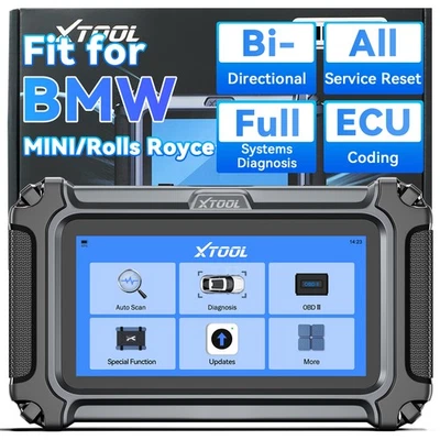 Escáner de diagnóstico bidireccional OBD2 XTOOL IP500 USADO para BMW/MINI todo sistema Foto 1 de 4