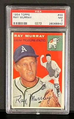 1954 Topps Ray Murray #49 PSA7 - Image 1 of 2