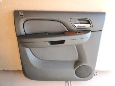 2007-2013 GMC Yukon Suburban XL Left Rear Door Panel Trim Black Ebony OEM - Image 1 of 4