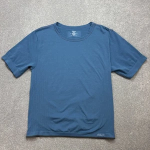 Patagonia Shirt Adult Medium Blue Capilene Cool Hiking Outdoors Trail Surf Men - Picture 1 of 9