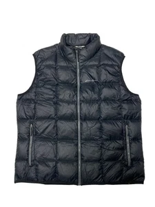 Eddie Bauer 700 Down Vest Mens XL Black Puffer Outdoors EB700 - Picture 1 of 5