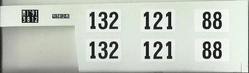 DC111. MERCURY Decal replica x Abarth 1000 (Numeri di gara + targhe) - Immagine 1 di 1