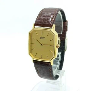 Rare Free Shipping [Battery replaced]  Seiko Men's/Wristwatch/Analog/Quartz - Picture 1 of 11