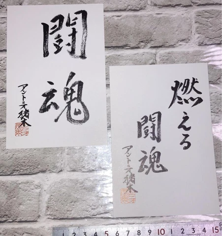 Antonio Inoki Postcard Fighting Spirit Piece Set 2006Japan Wrestling Cover