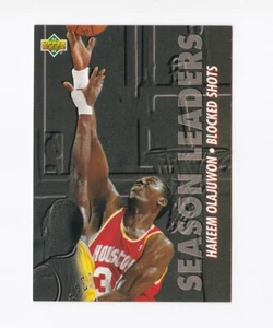 1993-94 Upper Deck #170 Hakeem Olajuwon SL Houston Rockets - Picture 1 of 2