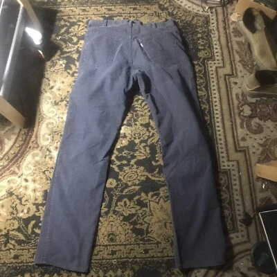 LEVIS CORDS NAVY/BLACK 36X33 Great Vintage Condition! Straight Leg - Image 1 of 4