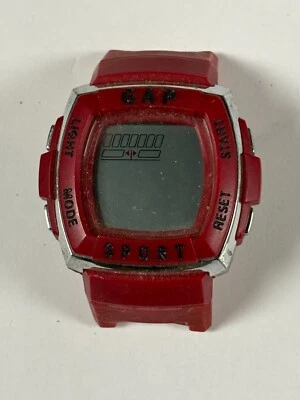 Reloj Unisex de Cuarzo Digital de Plástico GAP Rojo NO FUNCIONA Foto 1 de 4