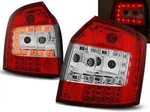 LED rear lights for Audi A4 Wagon 2000 2001 2002 2003 2004 VR-560 Red White - Picture 1 of 1