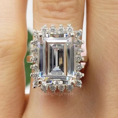 RARE 10.30 Ct Certified Off White Treated Diamond Solitaire Ring In 925 Silver - Image 1 of 4