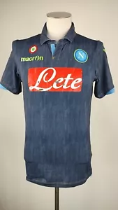 MACRON NAPOLI MAGLIA CALCIO UOMO Tg M SOCCER TRIKOT MAN JERSEY 14/15 CAMO - Foto 1 di 7