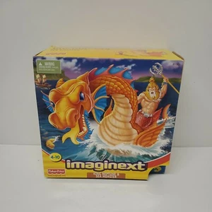 Vintage Fisher Price Imaginext König Neptun & Seeungeheuer B1565 Dreizack fehlt  - Bild 1 von 10