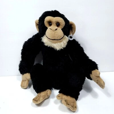 Webkinz Signature Chimpanzee Plush Monkey Stuffed Ape Gorilla Animal No Code 11" - Image 1 of 4