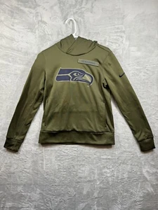 Seattle Seahawks Men's Nike Salute To Service Hoody XS NFL Olive Football - Picture 1 of 12