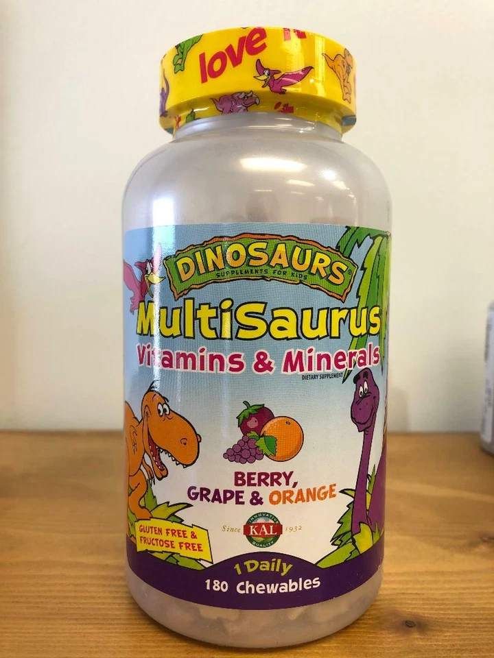 MultiSaurus Berry Grape & Orange Kal 180 Caps