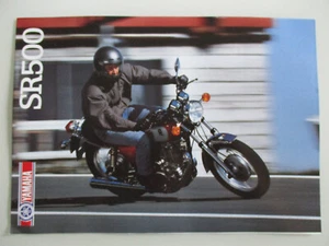 Yamaha SR 500 Prospekt brochure 1988 - Picture 1 of 4
